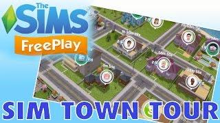 Sims Freeplay | Sim Town Tour