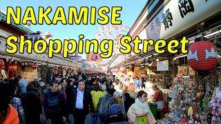 NAKAMISE SHOPPING STREET - Asakusa - SHOPPING STREET In Tokyo Japan