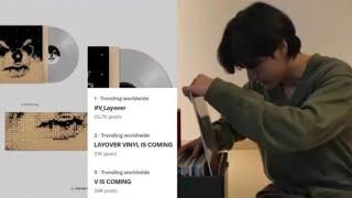 BTS Kim Taehyung Release Solo Album Titled Layover Vinyl