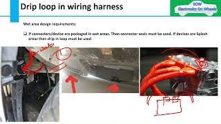 Q5:What is drip loop in wiring harness?where to use drip in loop in car @wibmerfabio