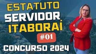 [Concurso Itaboraí] Estatuto do Funcionário Público Itaboraí #01