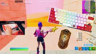 XVX MK61 'Izakaya' ASMR Chill Satisfying Gameplay Keyboard Fortnite 390 FPS Smooth 4K