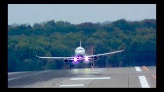 Windy Takeoff´s and Landing´s at DÜSSELDORF AIRPORT [FULL HD] [2017]