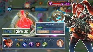 TRULY THE MOST INTENSE LAYLA GAME EVER | Mobile Legends