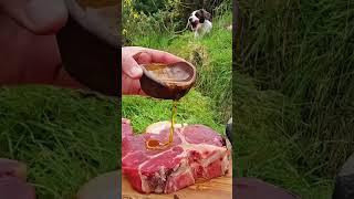 소리부터 미쳤다..통버터감자 + 크림버섯스테이크#자연요리 #감자요리 #먹방쇼츠 #캠핑요리 #자연먹방 #스테이크쇼츠 #쇼츠요리 #버터감자 #쇼츠 #감자버터 #스테이크 #통스테이크