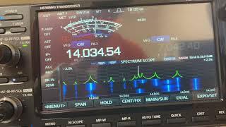 CQ WW CW 2019 Icom Ic 7610 20 Meter