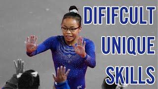 Difficult and Unique Skills Performed by U.S Gymnasts