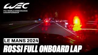 Night Onboard Full Lap Valentino Rossi BMW M4 LMGT3 I 2024 24 Hours of Le Mans I FIA WEC