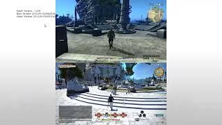 Final Fantasy XIV 1.0 vs 2.0 - Limsa Lominsa Plaza Comparison (Recorded Nov 2022)
