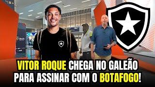 URGENTE! O PRIMEIRO REFORÇO DE 2025 CHEGOU! VITOR ROQUE ACABA DE CHEGA PARA ASSINAR COM O BOTAFOGO!