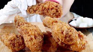 ASMR 직접 만든 바삭 후라이드 치킨 먹방 | Crunchy Fried Chicken | Eating Sounds Mukbang