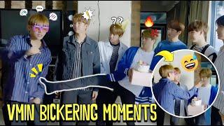 BTS Jimin and Taehyung Neverending Bickering | Tom & Jerry