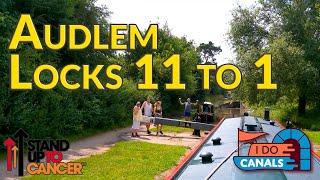 NARROWBOAT cruising through Audlem Locks - Shropshire Union Canal Ep 25.