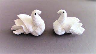How to fold Towel Bird - Towel Swan Duck | Housekeeping Towel Art | Towel Animal Origami |
