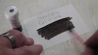 Noodler's Eel Black writing sample