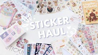  huge sticker haul + GIVEAWAY! // ft. stickii club