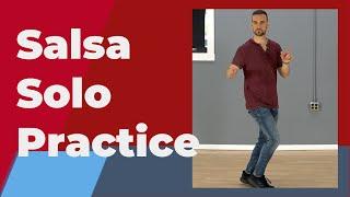 Salsa Solo Routine - (Intermediate Level Practice)