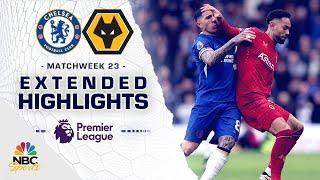 Chelsea v. Wolves | PREMIER LEAGUE HIGHLIGHTS | 2/4/2024 | NBC Sports