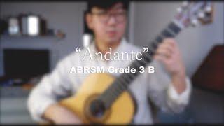 Andante   [ABRSM Guitar Grade 3 B]