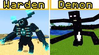 10 Amazing Minecraft Mods ! (1.20.1 ＆ 1.21.1) | DEMON ＆ WARDEN ！