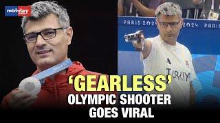 Paris Olympics 2024: Turkish shooter becomes internet sensation after winning silver medal gearless