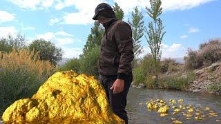 Found a Gold cluster, and there were Nuggets underground