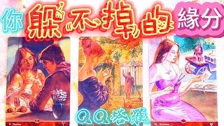 #QQ塔羅【新戀情】你躲不掉的緣分！和誰？新人/前任？ta為何被你吸引？ta接下來的行動？未來的發展？你們的相處模式？ta對你的內心話字卡