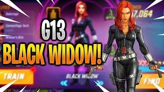 *NEW* G13 BLACK WIDOW RANK UP & GAMEPLAY! - MARVEL Strike Force - MSF