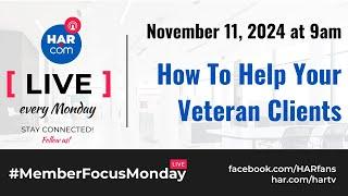 #MemberFocusMonday - How To Help Your Veteran Clients