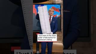 'Just look at the sheer girth' of the ballot for Poilievre’s riding