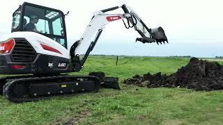 Bobcat E60 (R2-Series) Compact (Mini) Excavator Model Walk-Around