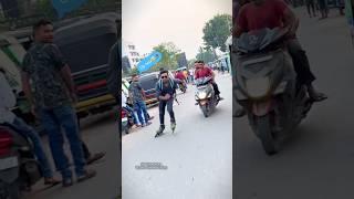 Last Tak dekho  #skating #bratherskating #publicreaction #girlreaction #skater #india