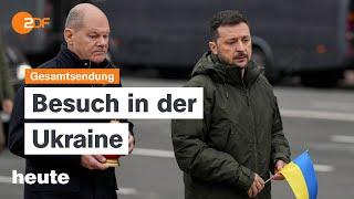 heute 19:00 Uhr vom 02.12.2024 Scholz besucht Kiew, Warnstreiks bei VW, Rechtsruck in Rumänien