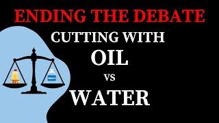 Ending the debate:  OIL or WATER for manual lapidary saws?