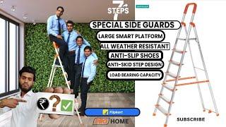 ProHome 7 Steps Ladder with Anti Slip Shoes Aluminium Ladder Unboxing