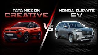 Nexon Creative vs Elevate SV | Which SUV To Buy at Rs 11 lakh? | Features, Price, Size Comparison