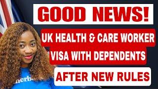 Good News! UK Health and Care Worker Visa | Switching to Care Worker Visa with Dependents in UK