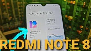 QUE TAL LA ÚLTIMA ACTUALIZACIÓN DEL XIAOMI REDMI NOTE 8 MIUI 12.0.5.0 / mejora algo??