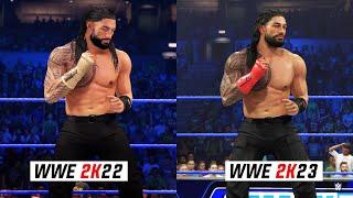 WWE 2K23 vs WWE 2K22 Basic Comparison! Which one is better?