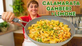 CALAMARATA GAMBERI E LIMONE Ricetta Facile - Fatto in Casa da Benedetta