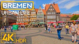 Städte in Deutschland erkunden – BREMEN – Entspannendes Stadtleben-Video in 4K HDR