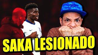 ¡Qué desgracia!: BUKAYO SAKA LESIONADO... ¿Será grave lo del delantero del Arsenal?