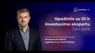 Išpažintis su DI ir investavimo ekspertu Ilja Laurs