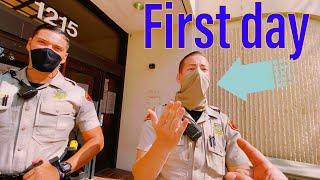 1st day on the job deputy gets owned