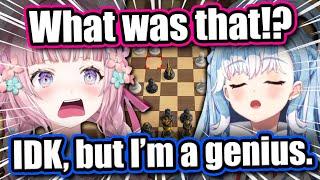 Kobo Randomly Destroys Koyori With 7 Moves In Chess 【ENG Sub Hololive】