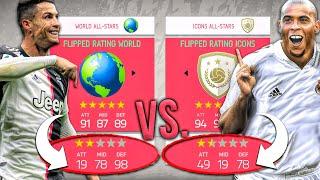 FLIPPED RATING ICONS vs. FLIPPED RATING WORLD! - FIFA 20 Career Mode