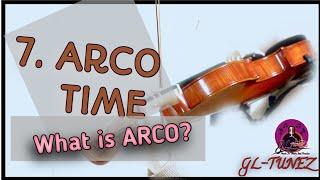 Part 7||How to play open string_ARCO||Simple Violin Lessons||GL-tunez