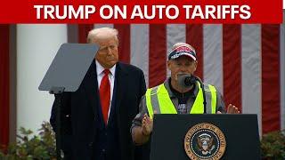 CLIP: President Trump announces tariffs on foreign-made vehicles | FOX 7 Austin