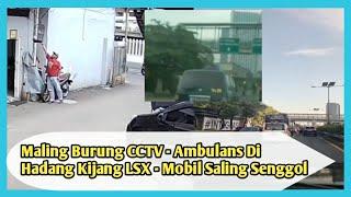 KABAR BERITA Maling Burung Cctv | Ambulans Di Hadang Mobil LSX | Mobil Saling Senggol