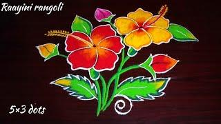 pongal special rangoli designssankrathi chukkala muggulubhogi kundala muggulu flower rangoli